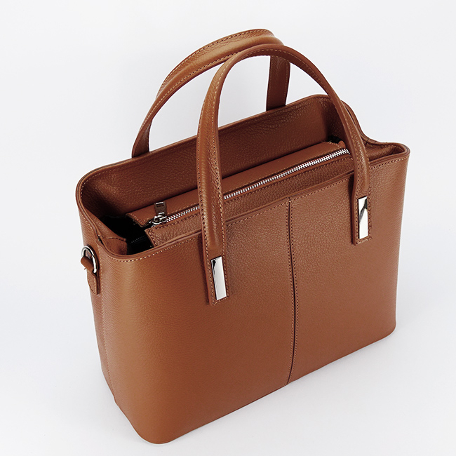 Geanta mare camel din piele naturala 8922 130 [9]