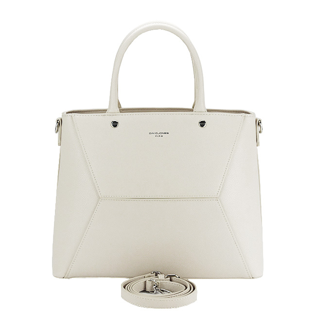 Geanta mare crem David Jones CM7033 17 [2]