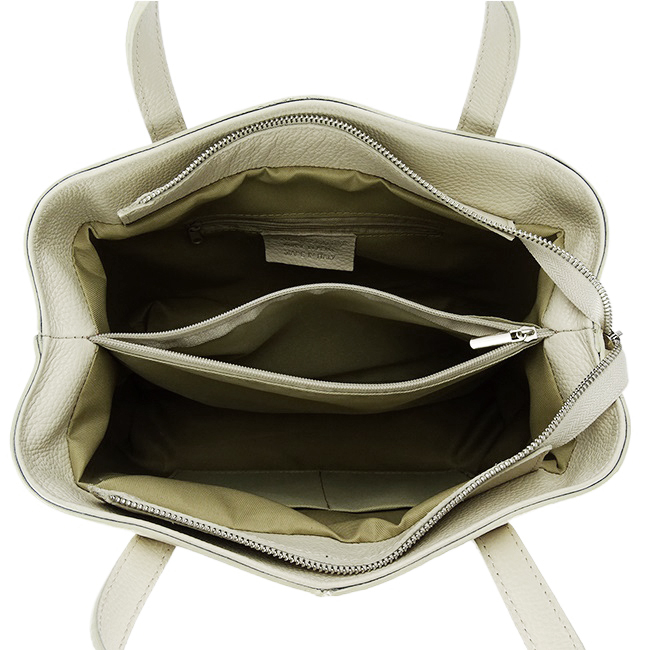 Geanta mare crem din piele naturala 8922 M6 [7]