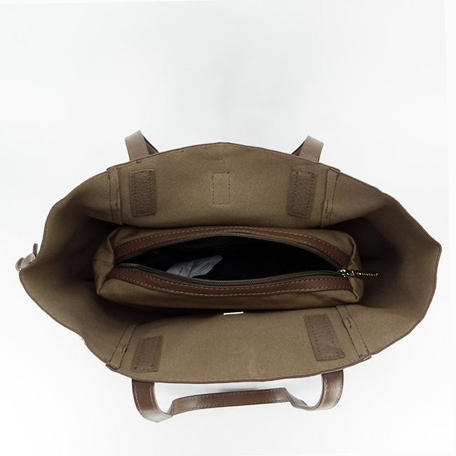Geanta mare cu borseta detasabila 6806-2 13 Maro taupe [7]