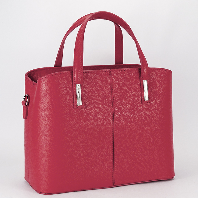Geanta mare din piele naturala 8922 M6 Rosu [3]