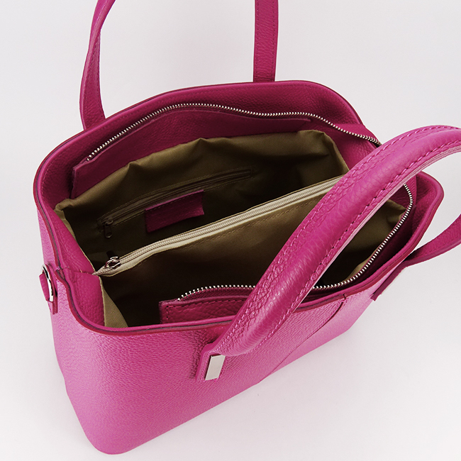 Geanta mare fucsia din piele naturala 8922 M6 [8]