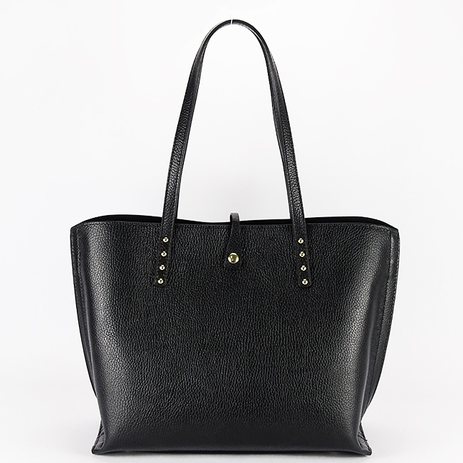 Geanta mare neagra din piele naturala 1740 M8