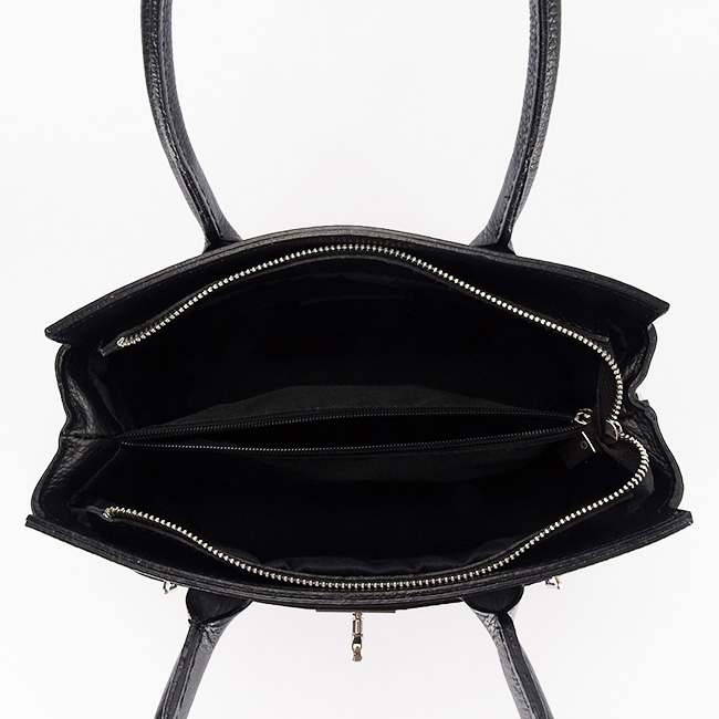 Geanta mare neagra din piele naturala 8901 128 [8]