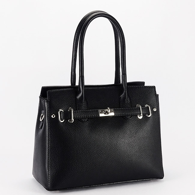 Geanta mare neagra din piele naturala 8901 128 [3]