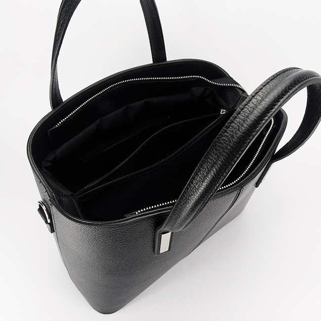 Geanta mare neagra din piele naturala 8922 130 [7]