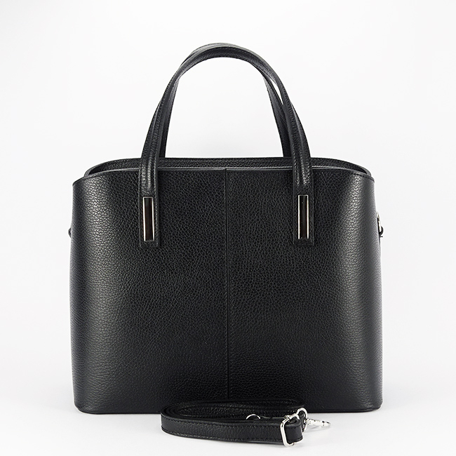 Geanta mare neagra din piele naturala 8922 130 [4]