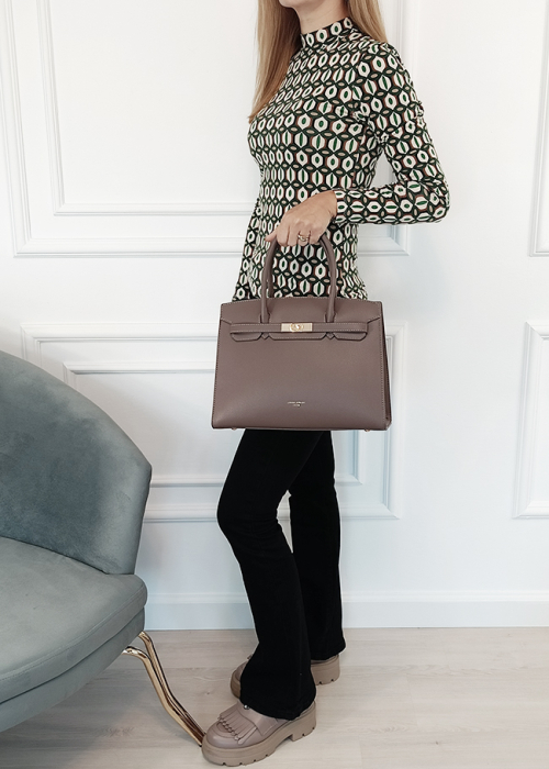 Geanta mare taupe inchis David Jones CM7391-1 17 [2]