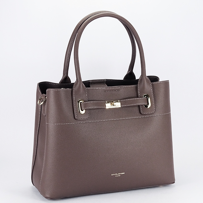 Geanta mare taupe inchis David Jones CM7744 12