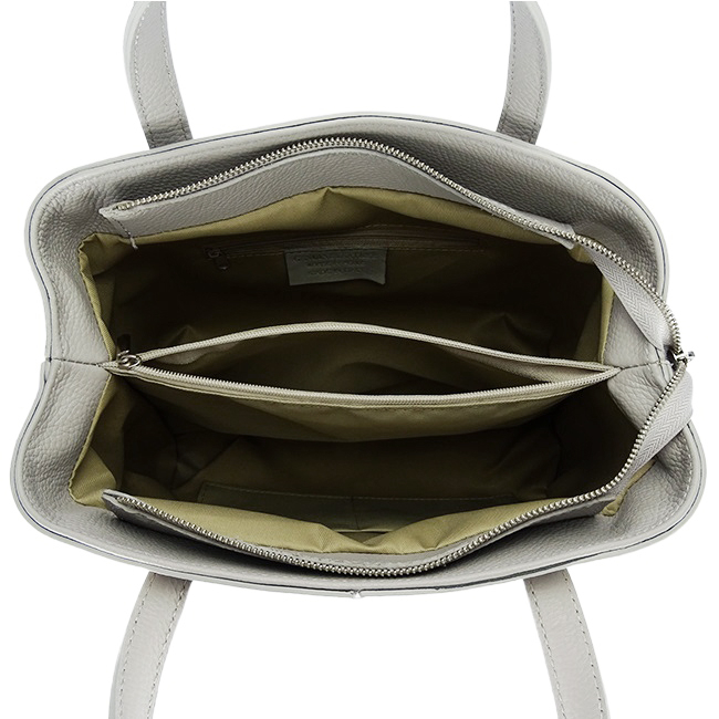 Geanta mare gri din piele naturala 8922 M6 [7]