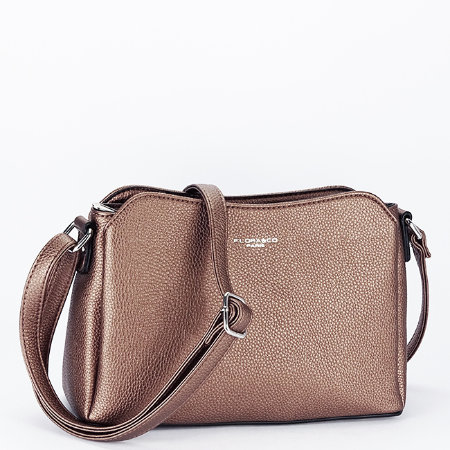 Geanta maro metalizat casual Flora&CO Paris F2516 M9 [2]