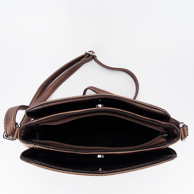 Geanta maro metalizat casual Flora&CO Paris F2516 M9 [6]