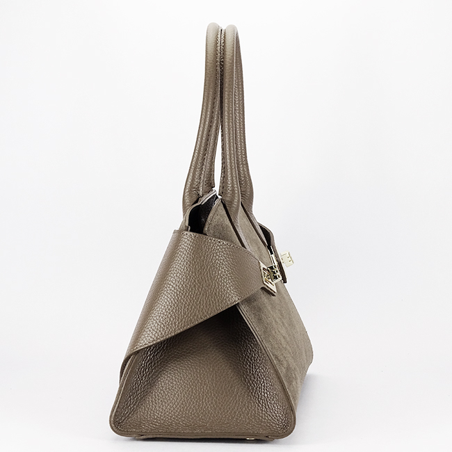 Geanta maro taupe din piele naturala 1895 130 [4]