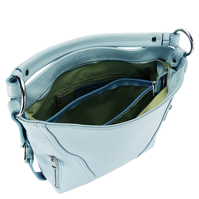 Geanta medie albastru deschis din piele naturala 8931 124 [9]