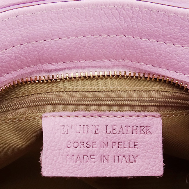 Geanta medie barbie roz din piele naturala 2031 127 [9]