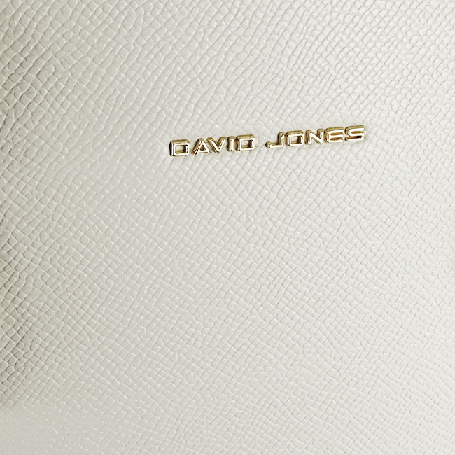 Geanta medie bej deschis David Jones CM7111 17 [10]