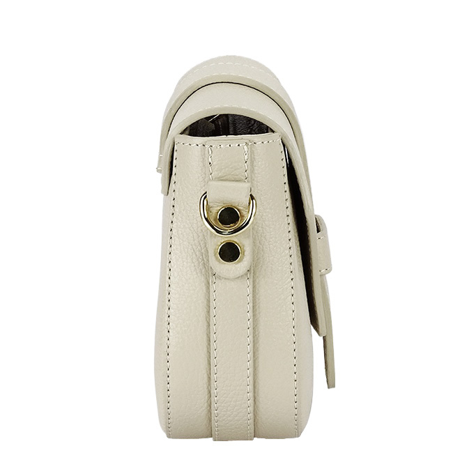 Geanta medie bej deschis din piele naturala 2031 127 [5]