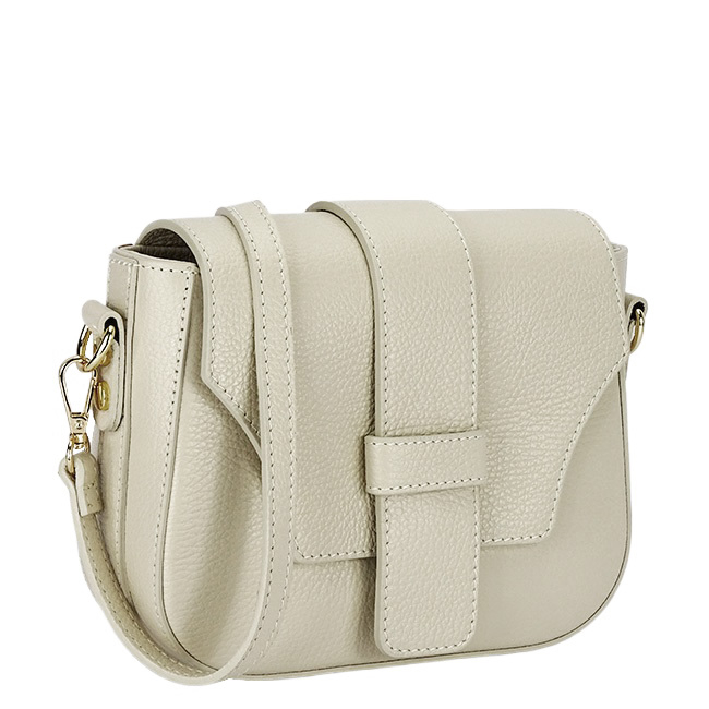 Geanta medie bej deschis din piele naturala 2031 127 [2]