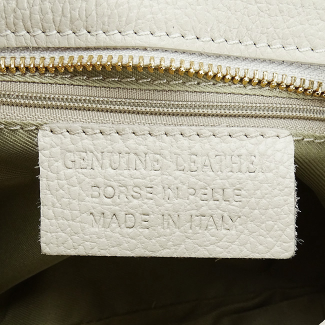 Geanta medie bej deschis din piele naturala 2031 127 [10]