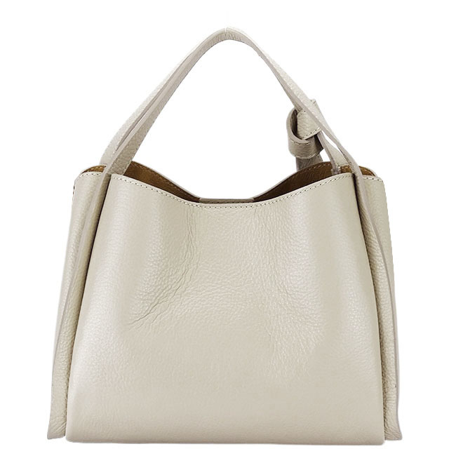 Geanta medie bej din piele naturala 8905 128 [5]