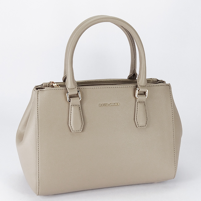 Geanta medie bej taupe David Jones CM7111 17 [2]