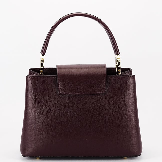 Geanta medie bordo inchis din piele naturala 8950 119 [5]