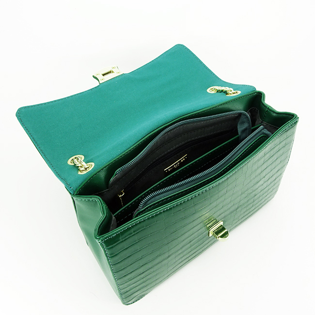 Geanta medie David Jones Paris 7002-2 15 Verde inchis [8]