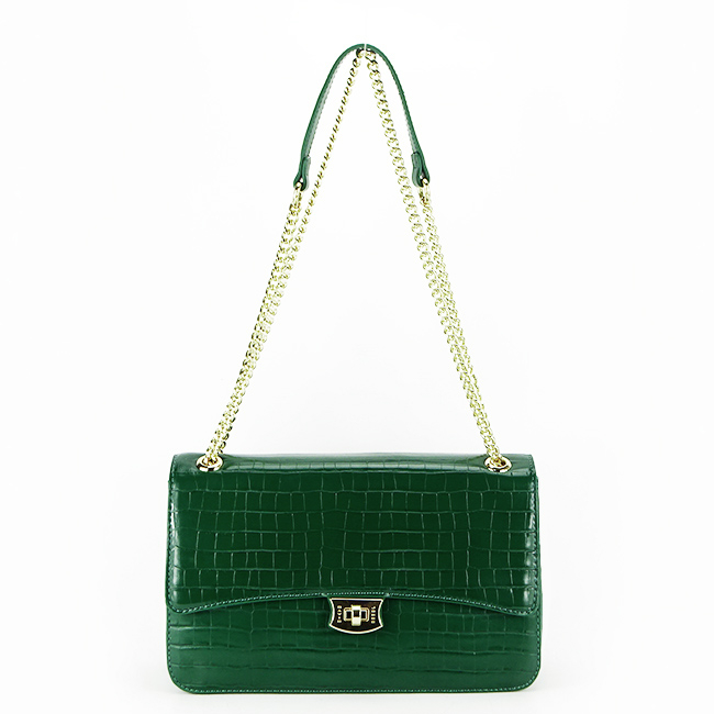 Geanta medie David Jones Paris 7002-2 15 Verde inchis [5]