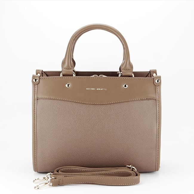 Geanta medie David Jones Paris 7007-4 12 Bej inchis [2]