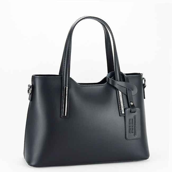 Geanta medie neagra din piele naturala 1065 132 [2]