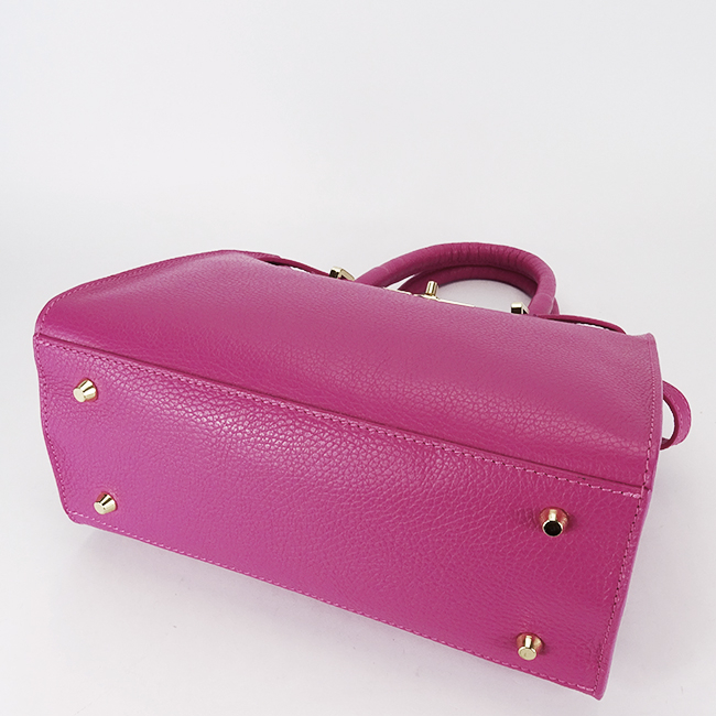 Geanta medie fucsia din piele naturala 1727 122 [7]