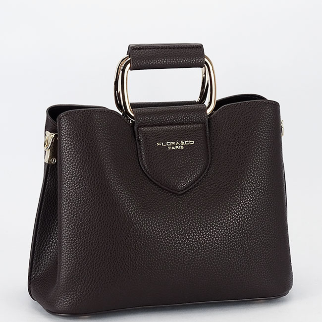 Geanta medie maro cafeniu FLORA&Co F6977 126 [4]