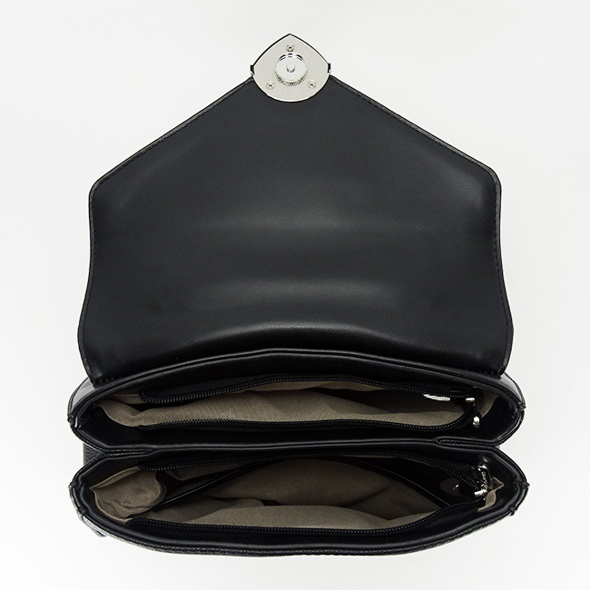Geanta medie neagra David Jones 7058-1 11 [7]