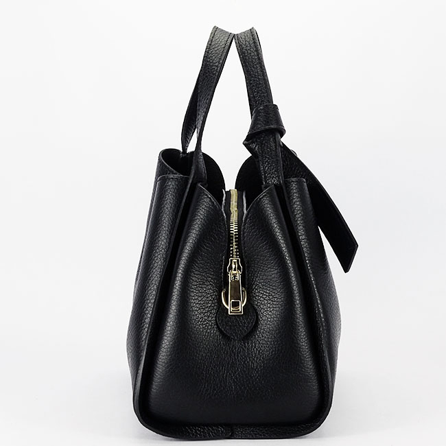 Geanta medie neagra din piele naturala 8905 128 [4]