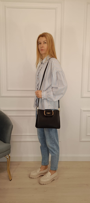 Geanta medie neagra FLORA&Co F6977 126 [7]