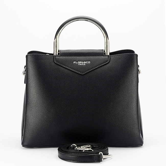 Geanta medie neagra FLORA&Co F8534 16 [5]
