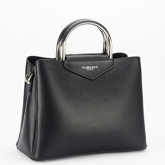 Geanta medie neagra FLORA&Co F8534 16 [2]