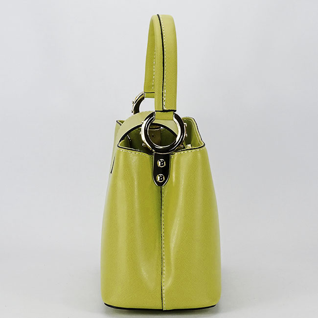 Geanta medie verde lime din piele naturala 8950 119 [3]