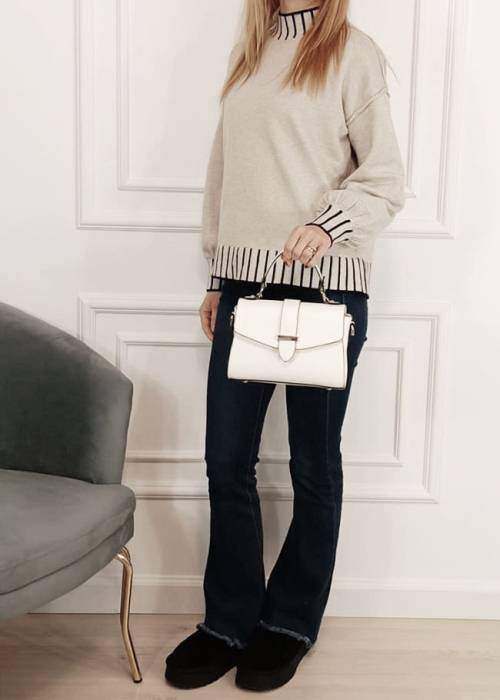 Geanta mica alba Flora&CO F8580 M7 [2]