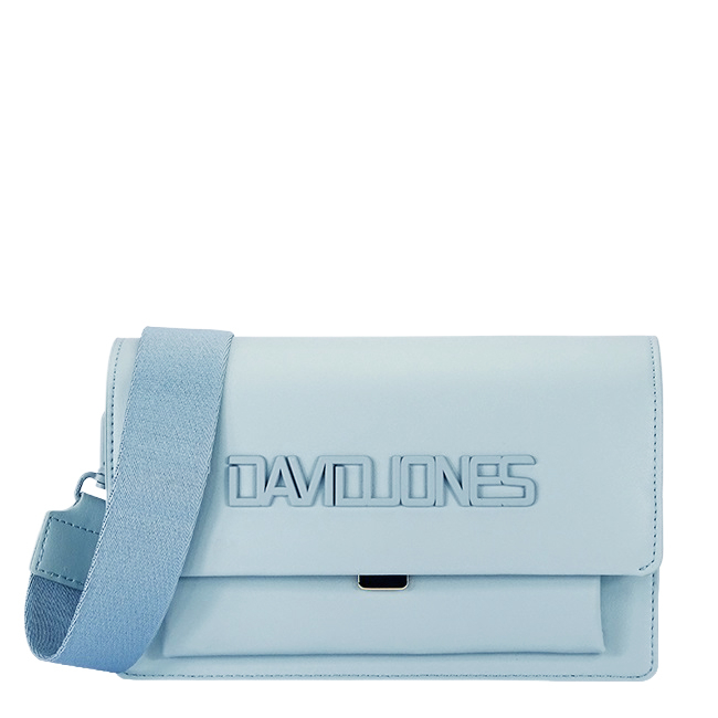 Geanta mica albastru deschis David Jones CM7508 15