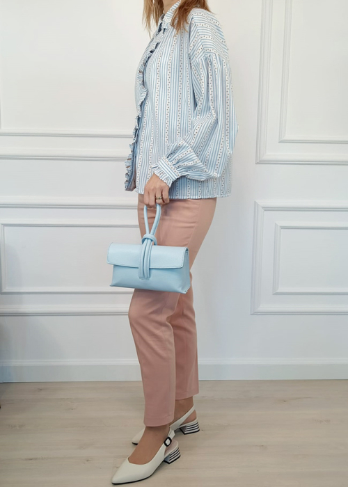 Geanta mica albastru deschis din piele naturala 1732 123 [3]