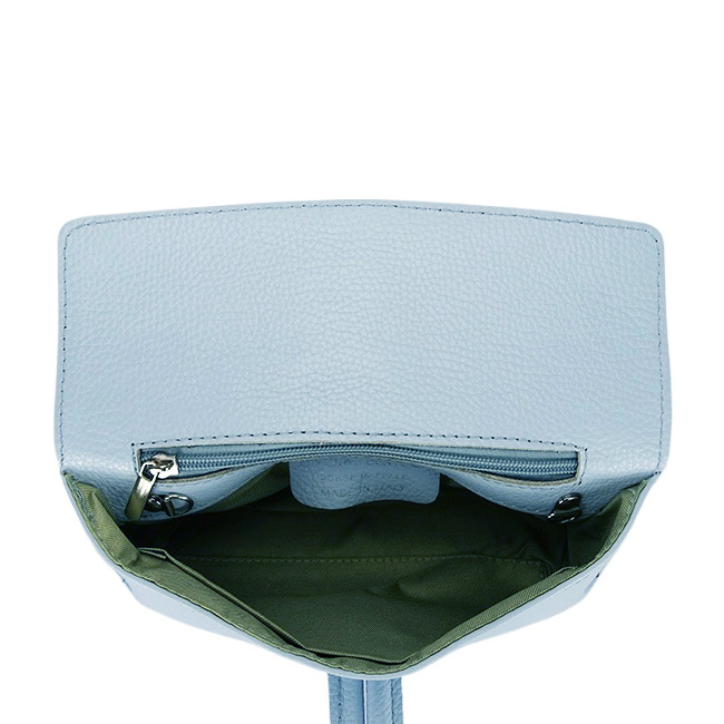 Geanta mica albastru deschis din piele naturala 1732 123 [9]