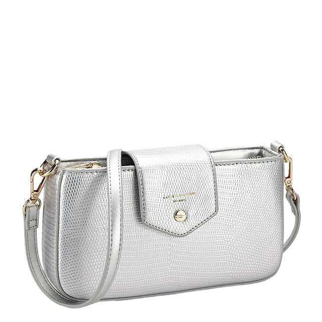 Geanta mica argintie David Jones Paris CM6773A 14 [2]