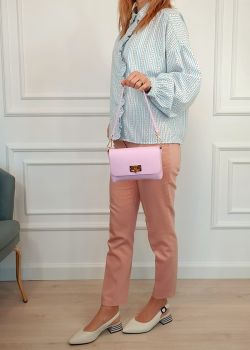 Geanta mica barbie roz din piele naturala 2052 06 [4]