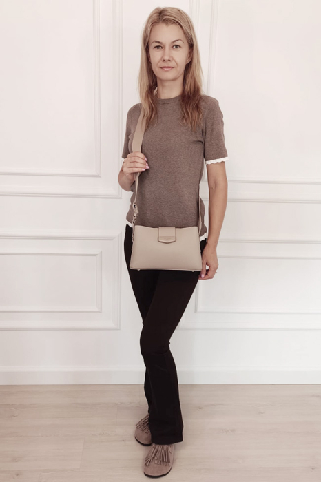 Geanta mica bej crossbody David Jones Paris CM8303 15 [2]