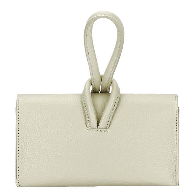 Geanta mica bej deschis din piele naturala 1732 123 [6]