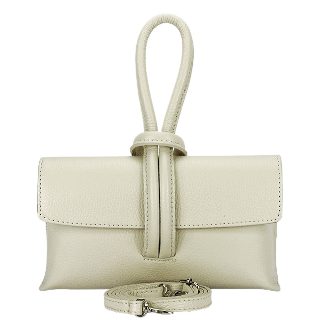 Geanta mica bej deschis din piele naturala 1732 123 [7]