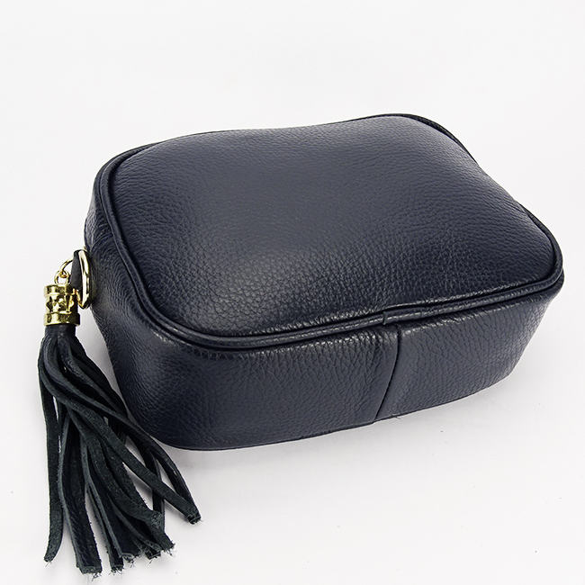 Geanta mica bleumarin din piele naturala 8957 124 [6]