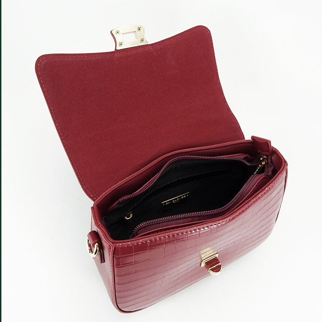 Geanta mica David Jones Paris 7002-1 14 Rosu bordo [9]