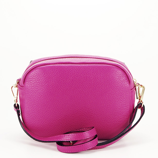 Geanta mica din piele naturala 1530 120 Fucsia [4]